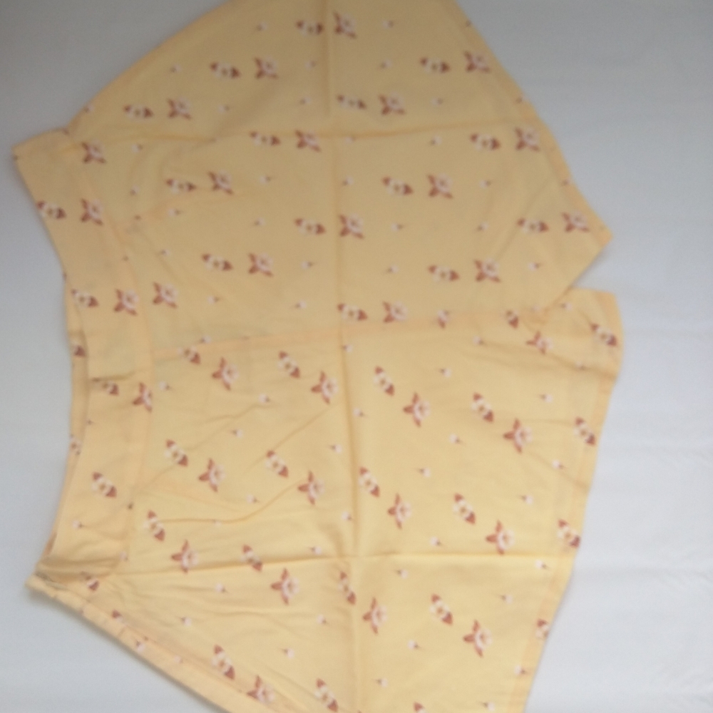 WeWoreWhat We Wore What Etoile Shorts High Waist Flowers Impala Yellow White L - Picture 14 of 16